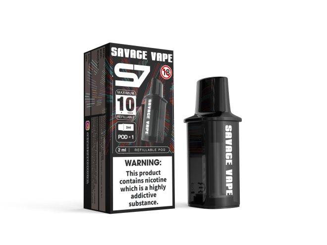 Savage vape S7 refillable replaceable vape pods
