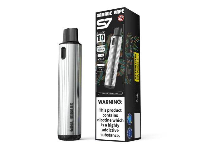 Savage vape S7 refillable replaceable vape pod kit