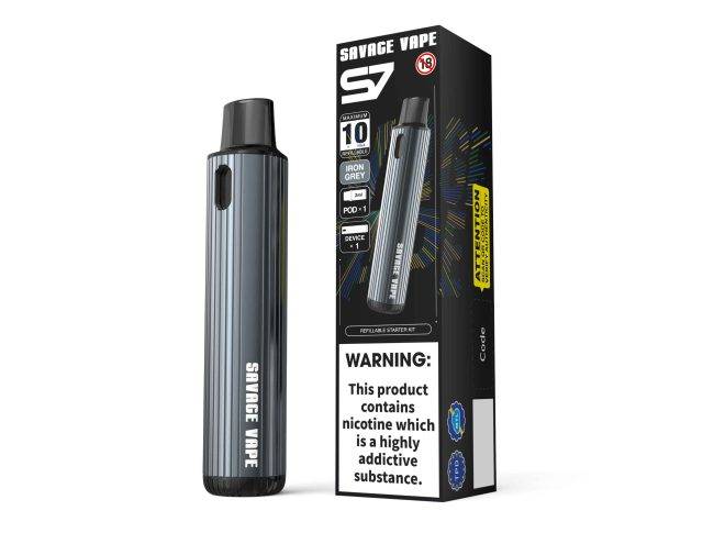 Savage vape S7 refillable replaceable vape pod kit - Image 5