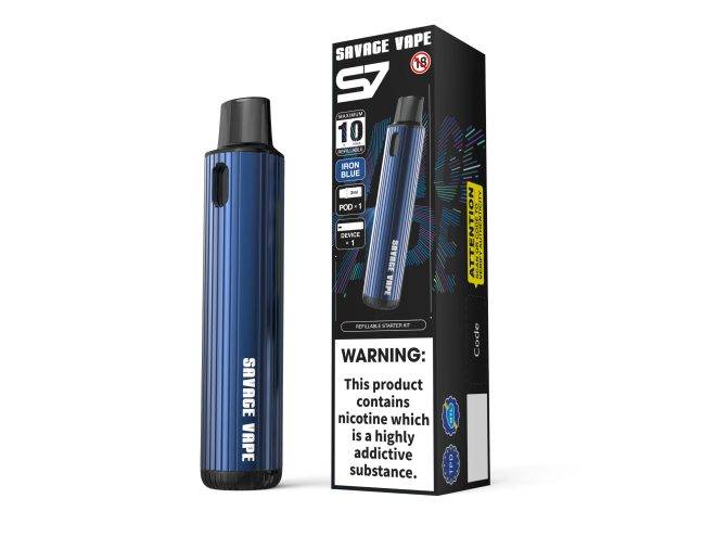 Savage vape S7 refillable replaceable vape pod kit - Image 4