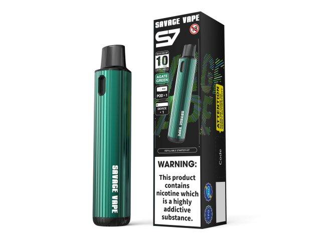 Savage vape S7 refillable replaceable vape pod kit - Image 3